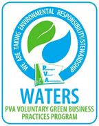 PVA Green WATERS logo